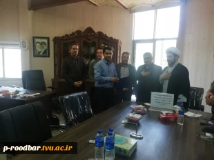 حضور امام جمعه، فرمانده بسیج، شهردار و اعضاء محترم شورای اسلامی شهر رستم اباد در آموزشکده سیدالشهدا(ع) رستم آباد 2