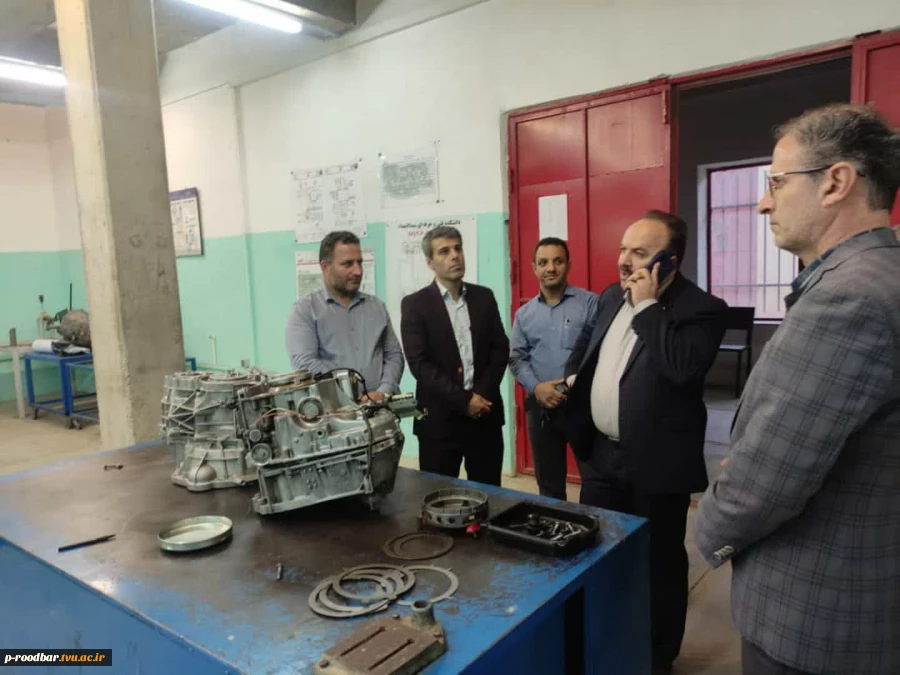 بازدید دکتر احمدی معاون پژوهش و فناوری دانشگاه ملی مهارت کشور از آموزشکده ملی مهارت سیدالشهداء (ع) رستم آباد گیلان   2
